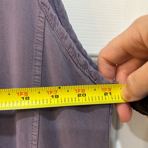 Luukaa Lagenlook Dress Lilac Cowl Neck With Pockets Drape Front Sleeveless Sz 14 - Picture 6 of 8